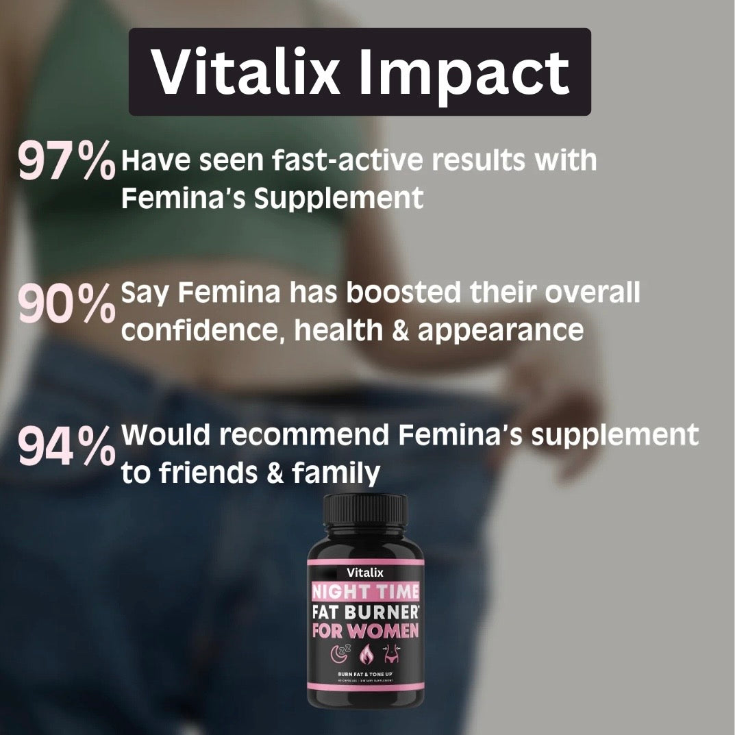 TRYVITALIX Nightime Fat Burner For Woman