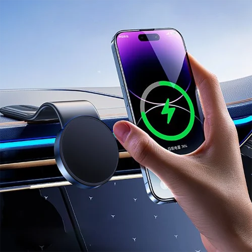 Support wireless charging, magnetic car phone holder