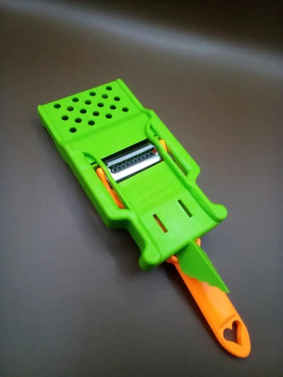 Multifunctional Single Blade Peeler + Lemon Squeezer + Spiral Potato Peeler