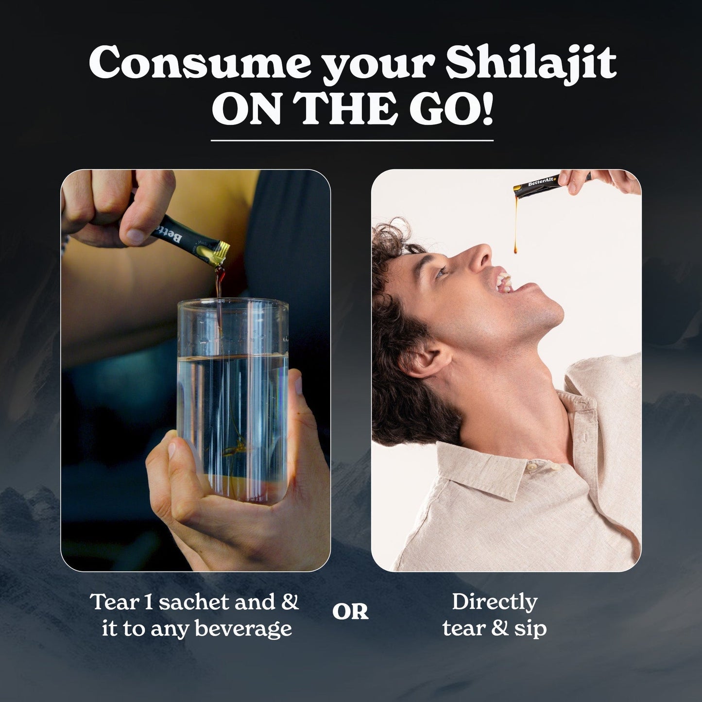 Caramel Shilajit Honey Sticks