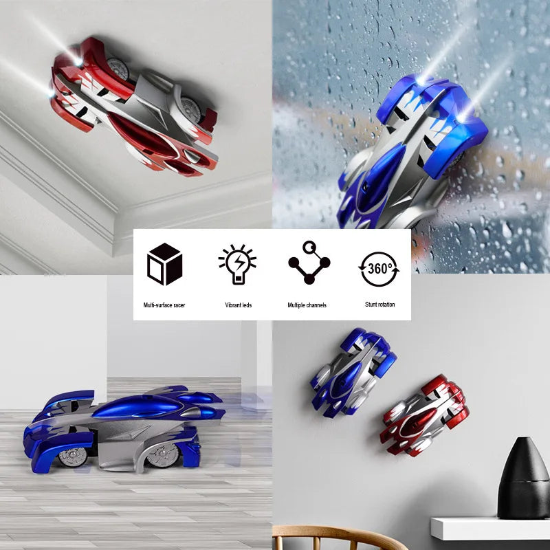 Electric Remote Wall Climbing Car
