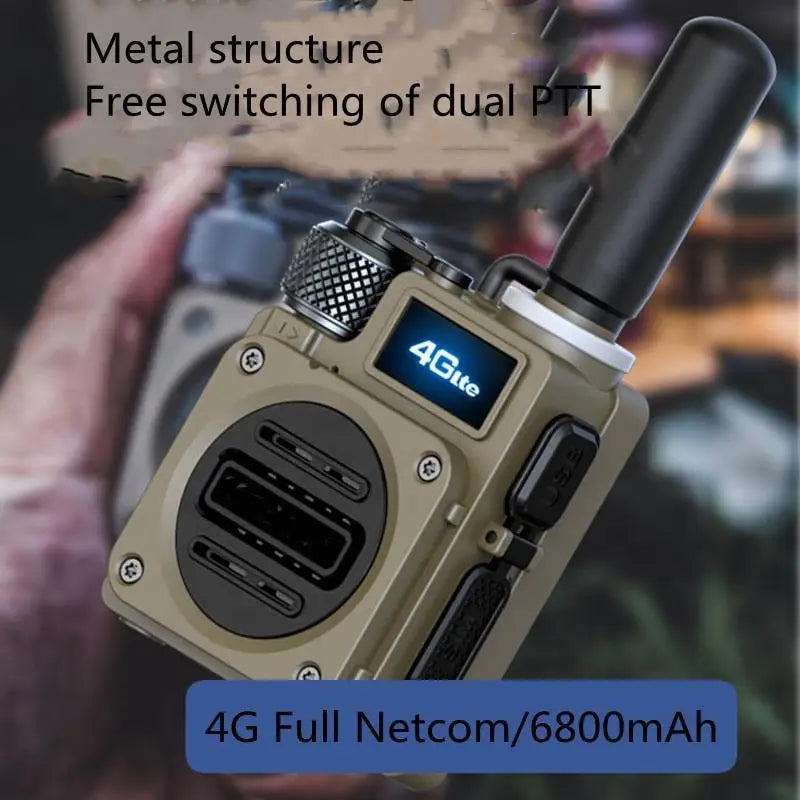 PRO Waterproof & Shock Resistant Walkie-Talkies (2 Pack) - Nationwide PTT, Unlimited Range, No Fees