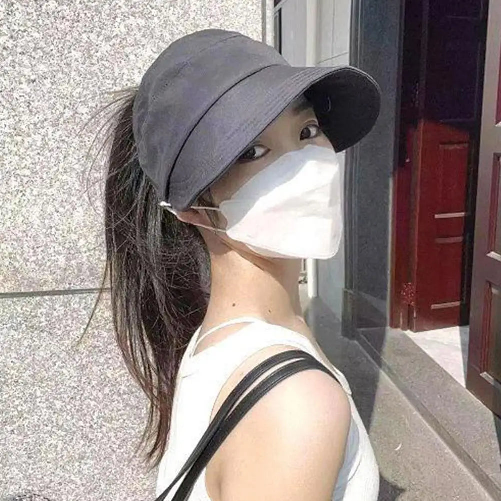 Outdoor UV Protection Hollow Top Sun Hat