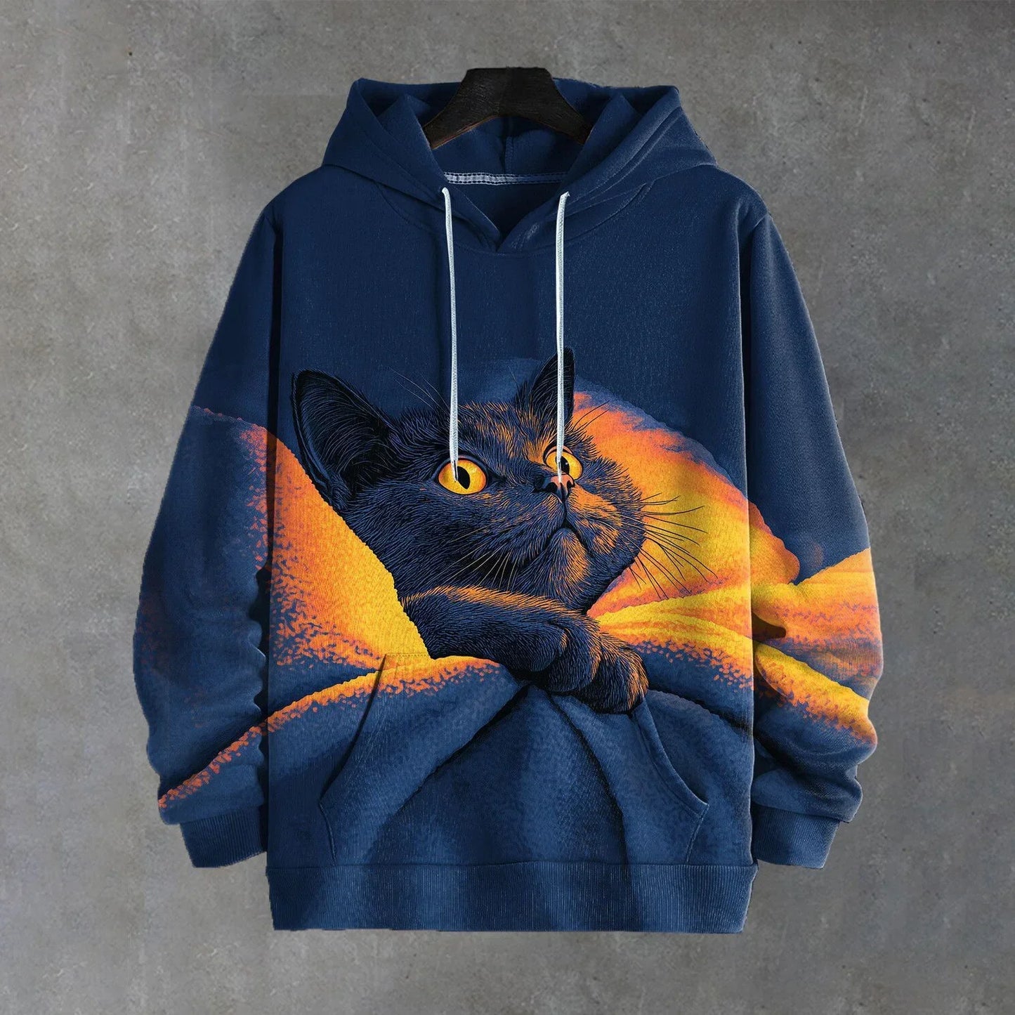 Fashion Autumn Cartoon Animal Cat 3D Print Hoodies Men Women Casual Sweatshirts Oversized Hoodie Pullovers Tracksuit Clothing