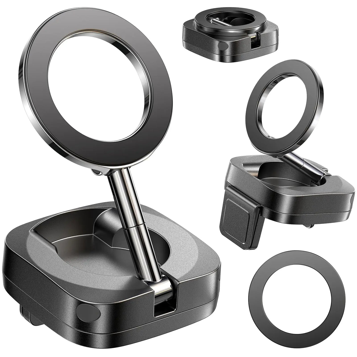 Foldable Extendable Rotating Travel Magnetic Phone Stand