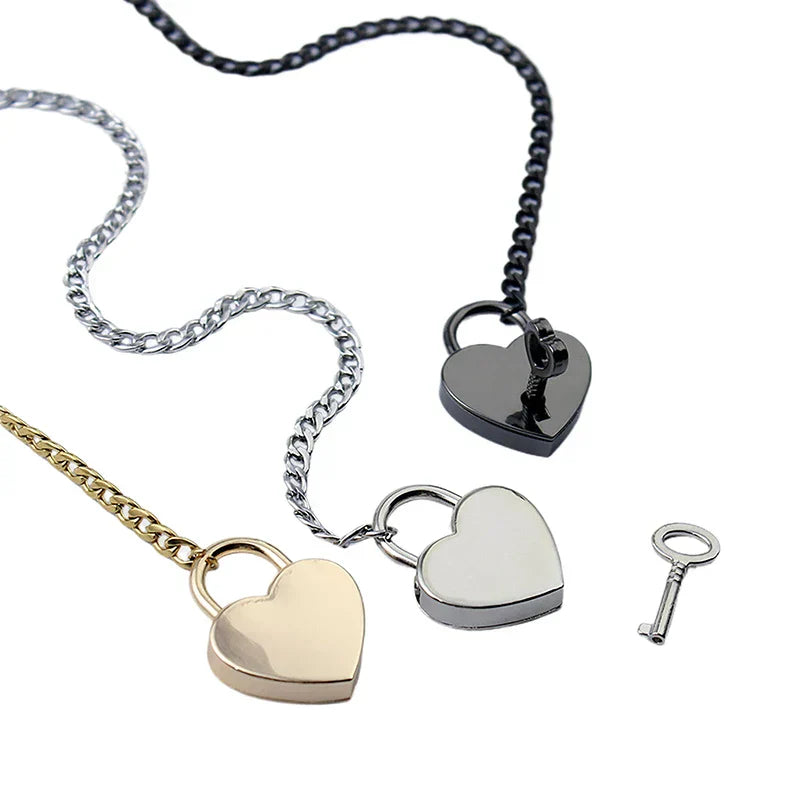 Heart ring Slip Chain Necklace