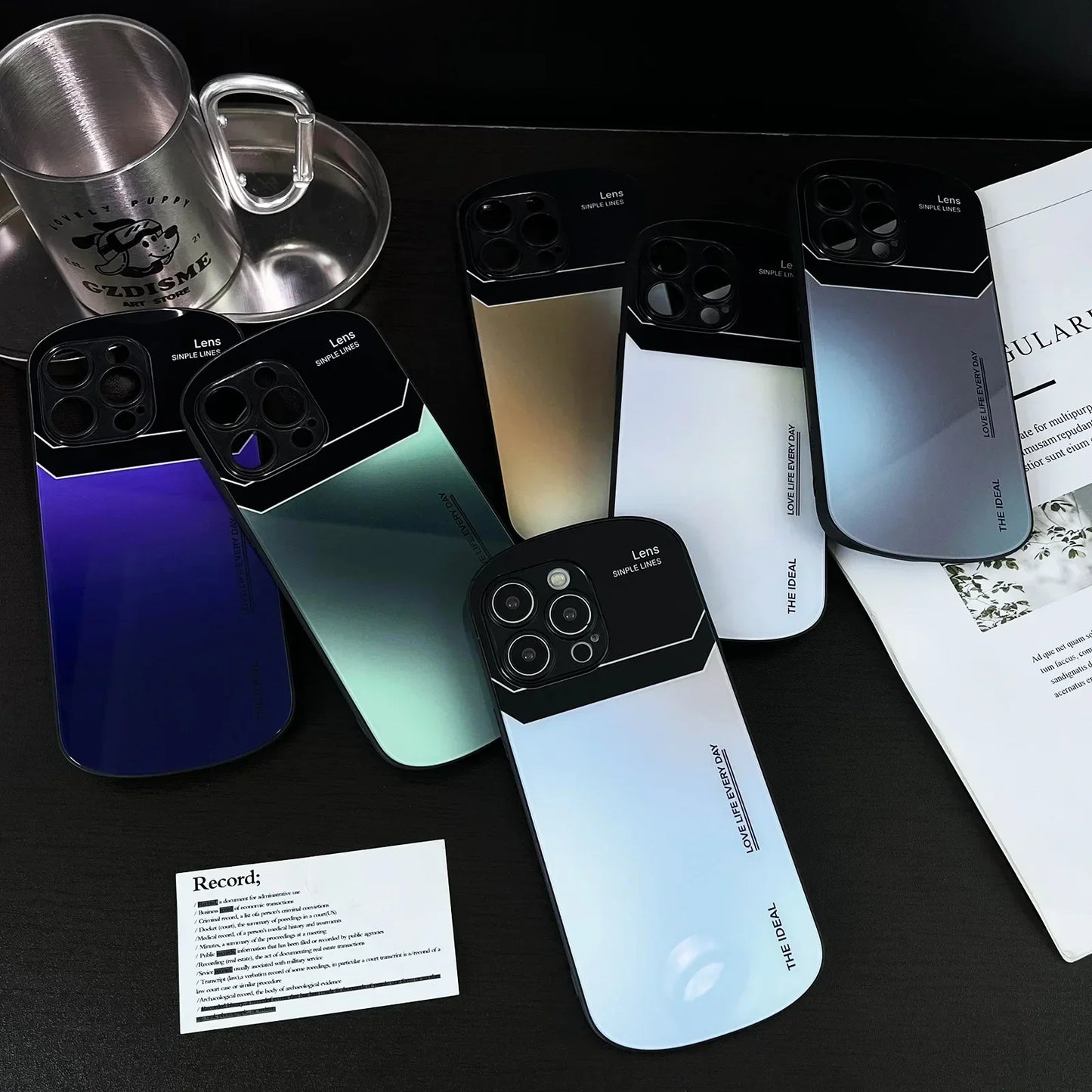 Gradient Lens Drop-proof Light Luxury iPhone Case