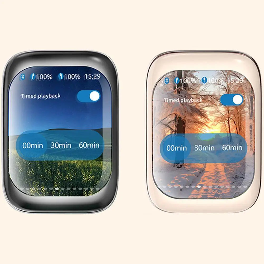 Intelligent Full-color Touch Screen Slider Earphones