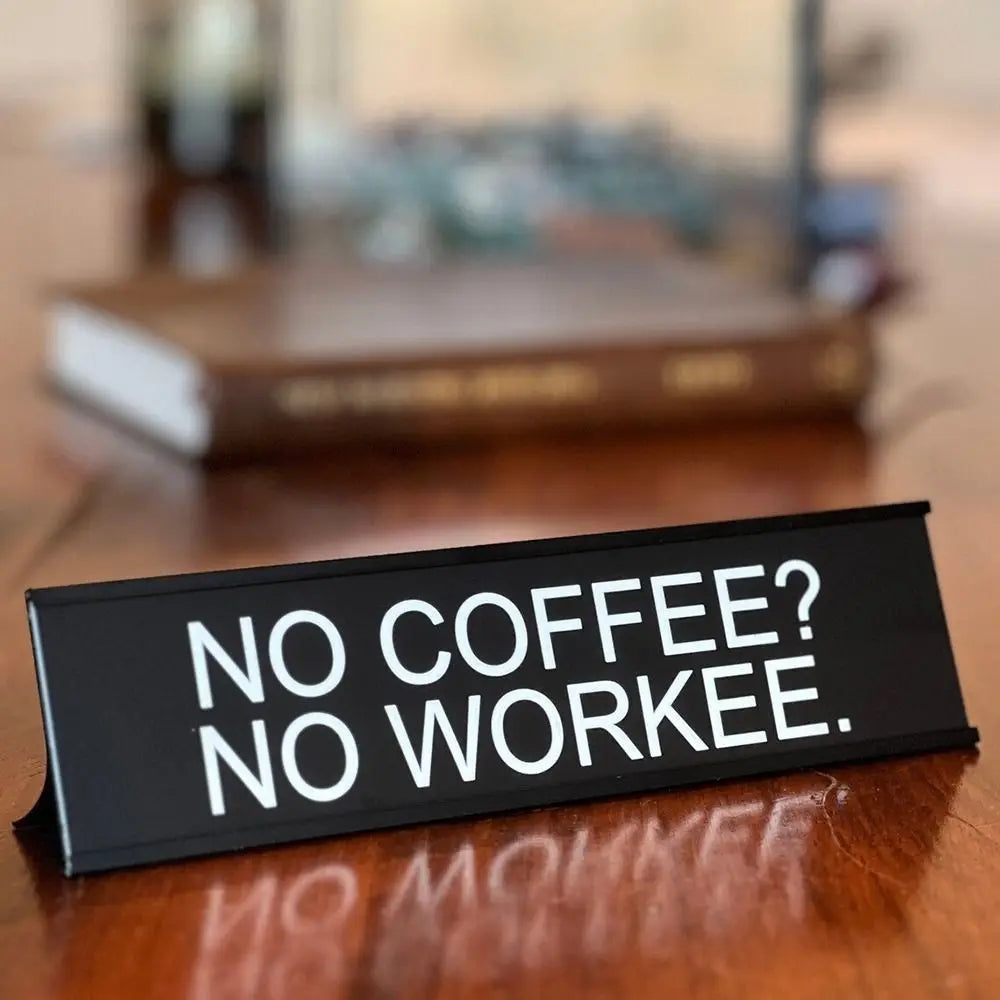 F'er in Charge of You F'ing F's Desk Sign