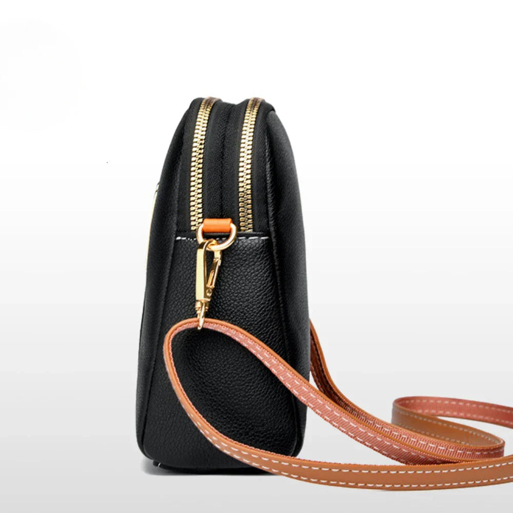New lychee grain leather phone bag