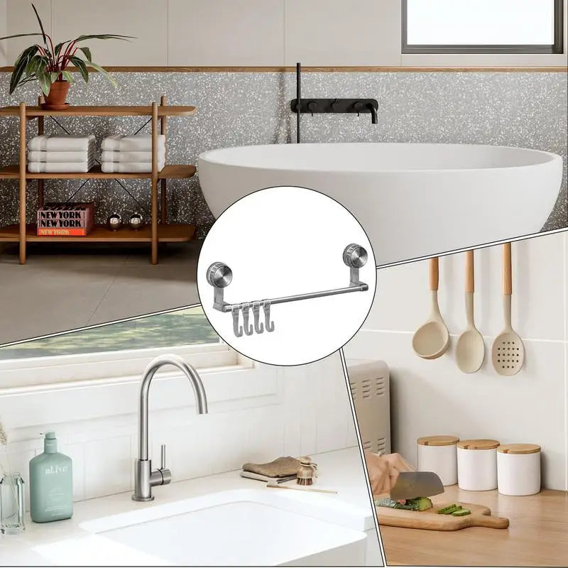 Adjustable Stainless Steel Towel Rack