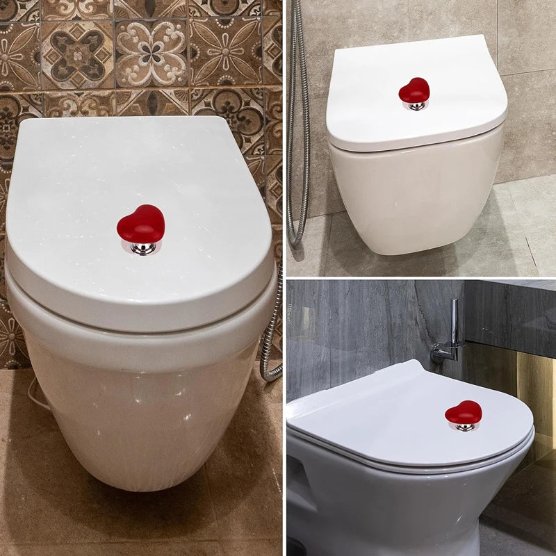 Toilet heart button 1