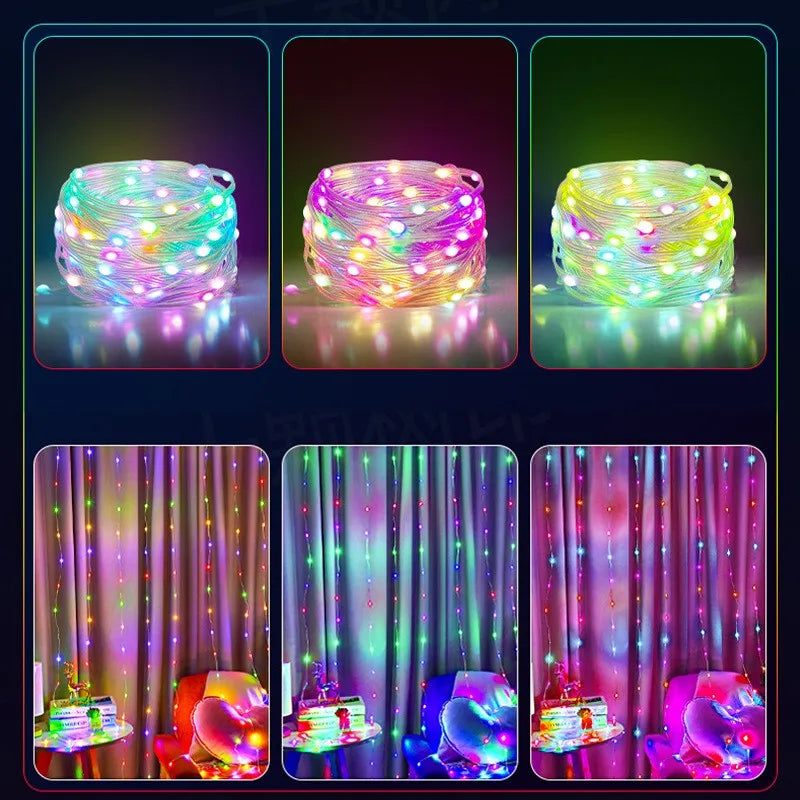 Colorful Smart Christmas String Lights