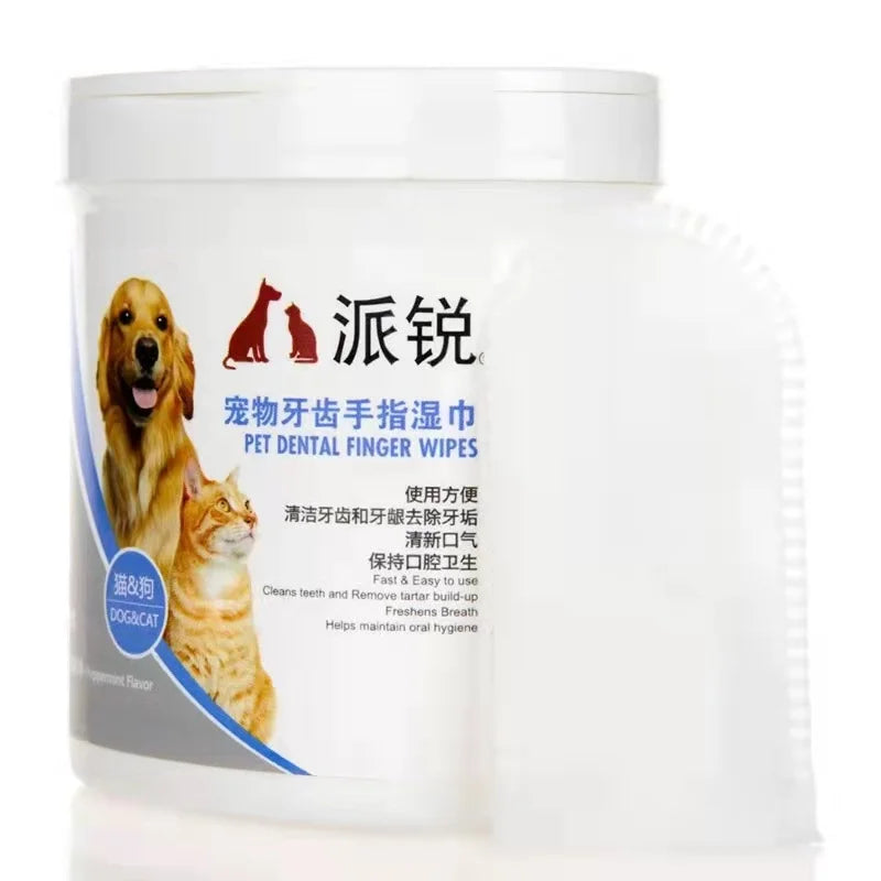 Pet Dental Cleaning finger Wipes