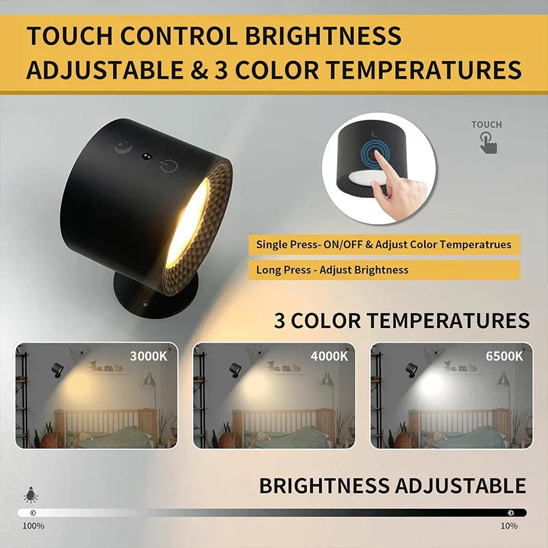 infinite led wall light