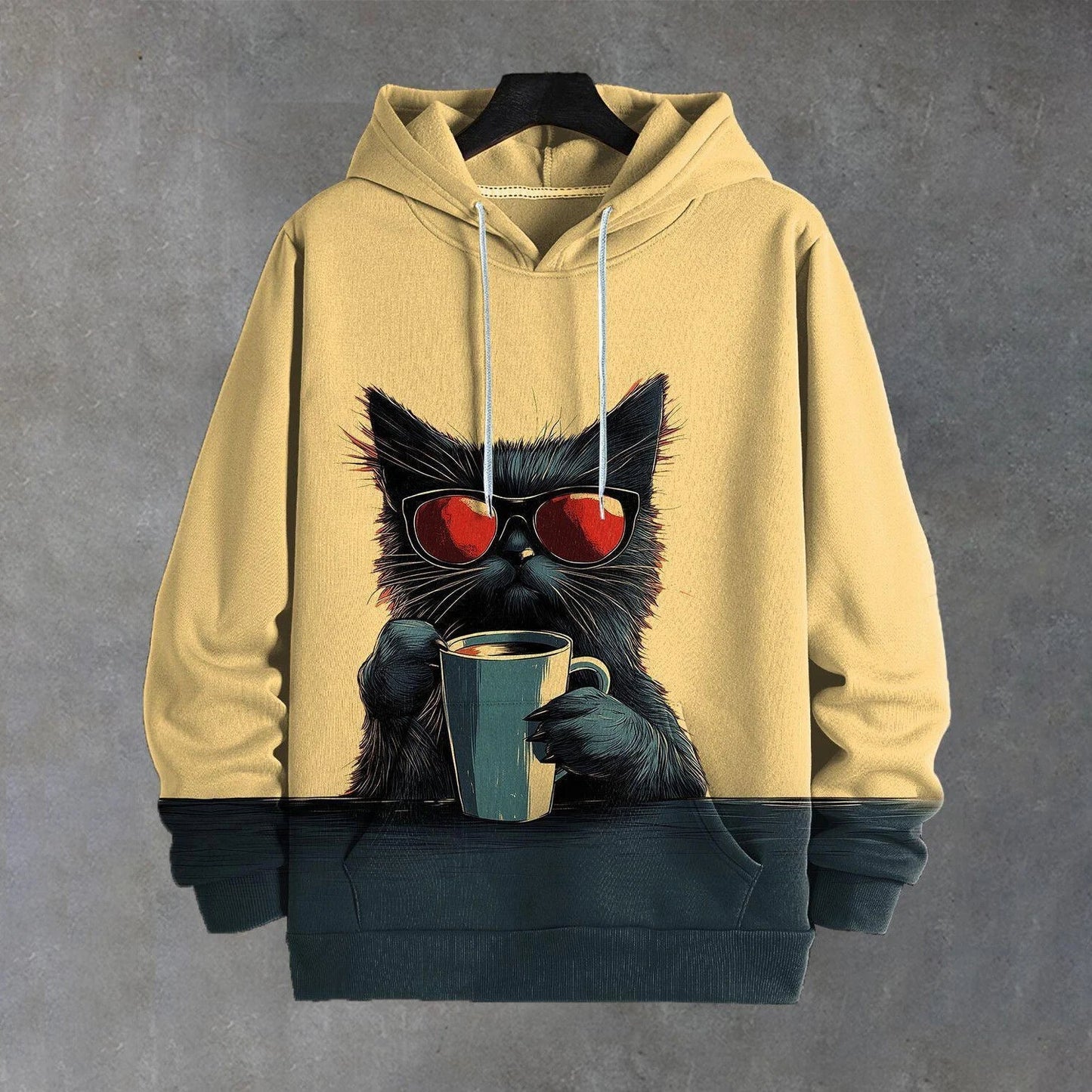 Fashion Autumn Cartoon Animal Cat 3D Print Hoodies Men Women Casual Sweatshirts Oversized Hoodie Pullovers Tracksuit Clothing