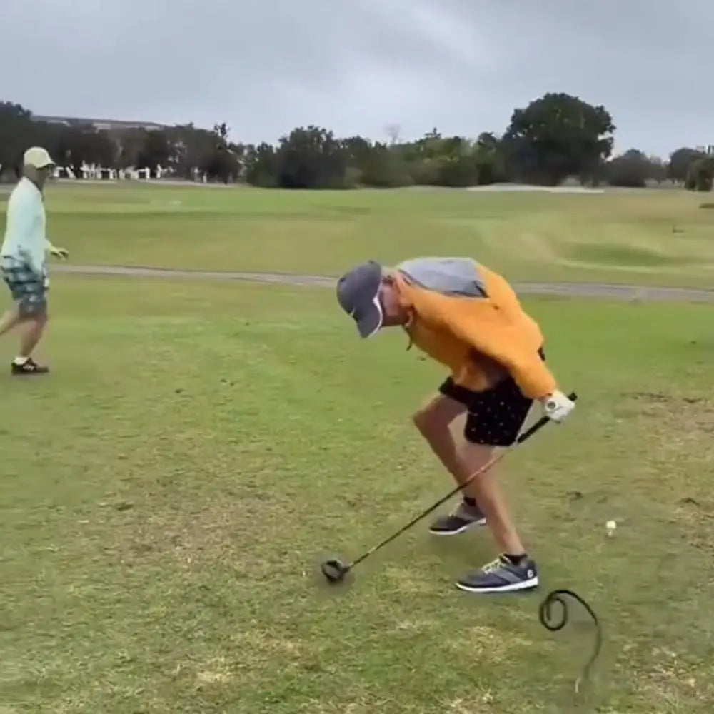 Golf Snake Prank with String and Clip