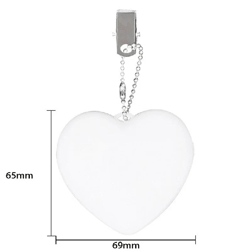 Heart-Shaped LED Purse Light – Automatic Sensor Handbag Light