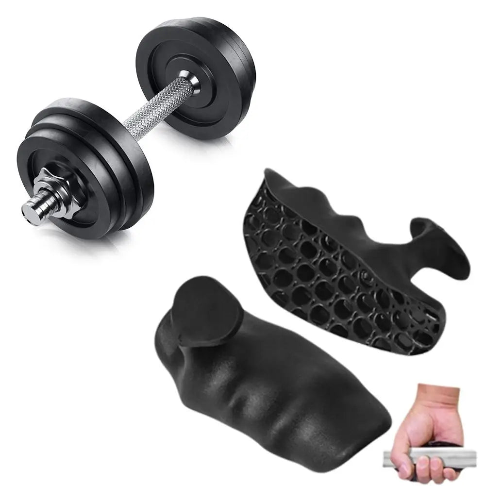 Silicone Gym Grips Fingerless Workout Gym Gloves