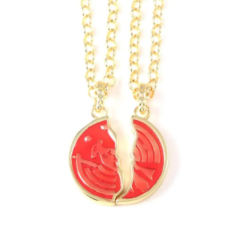 "His Queen, Her King" Couple Necklace