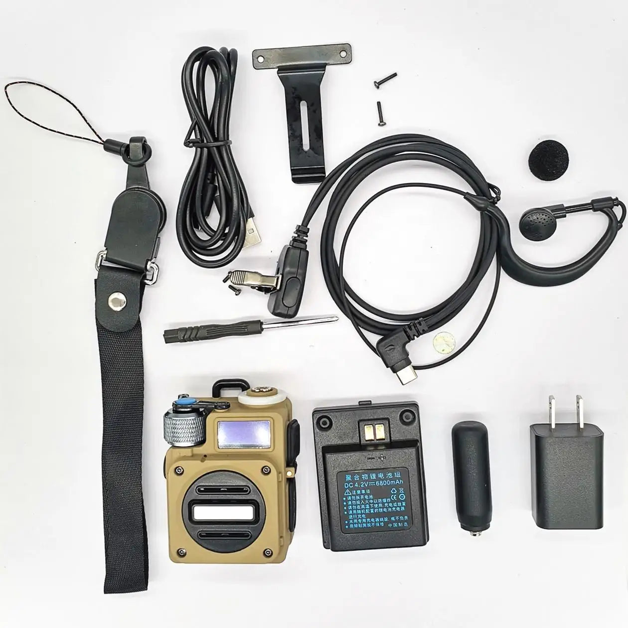 PRO Waterproof & Shock Resistant Walkie-Talkies (2 Pack) - Nationwide PTT, Unlimited Range, No Fees