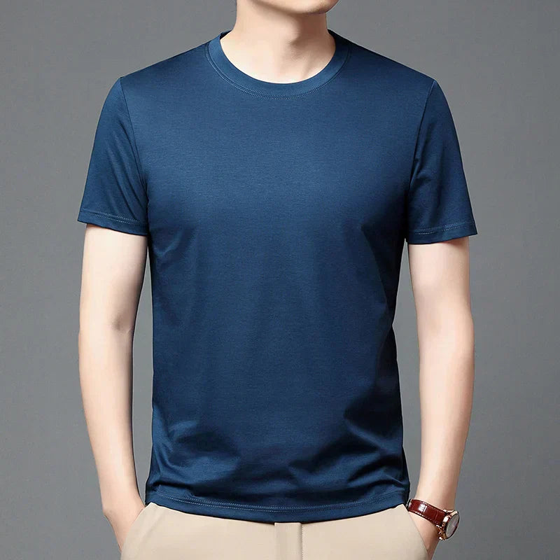 Waffle woven ice silk breathable T-shirt