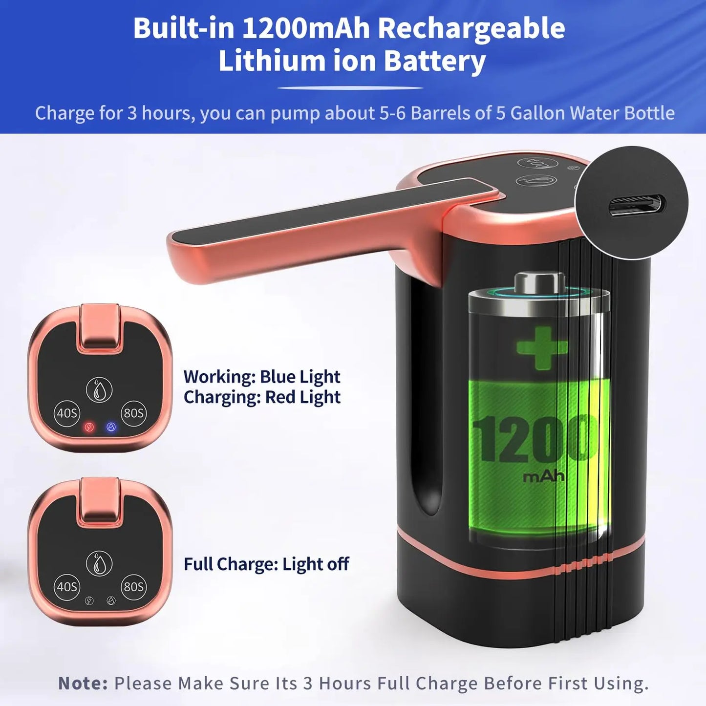 Multi-functional Automatic Water Dispenser Pump