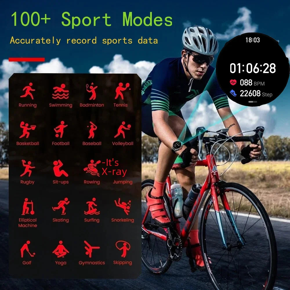 KE3 Full Touch Screen Health Monitor Clock With Flashlight Men SmartWatch For IOS Android