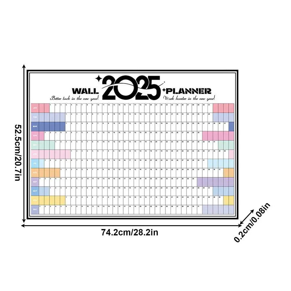 The Oversized Calendar 2025 | Dry Erase