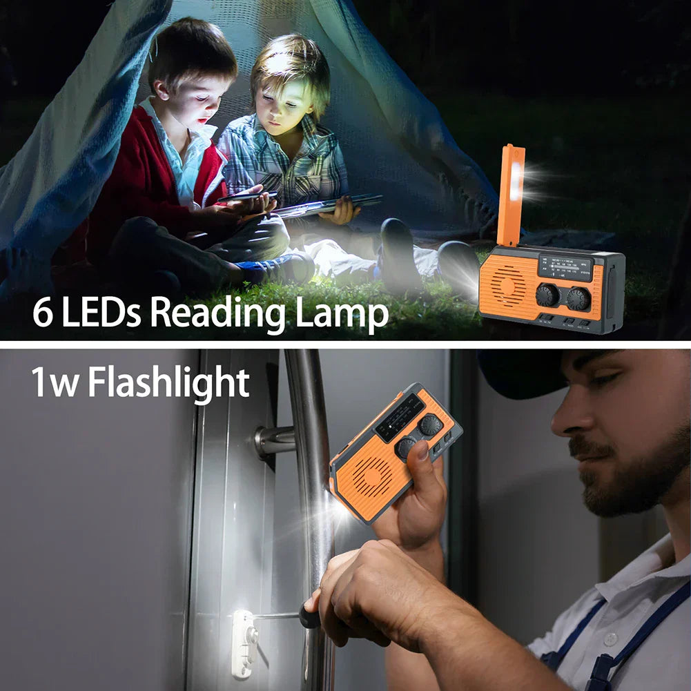 Solar-Powered Emergency Weather Radio