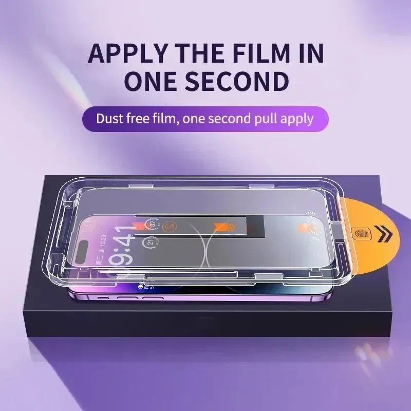 Suitable for iPhone 15 series with Roller Dust-Free Warehouse,Invisible Artifact Film Screen Protector Dust Free Without Bubbles