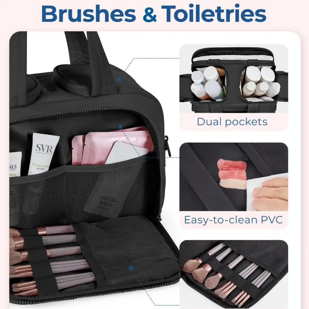 4-in-1 Puffy Multi-Functional Toiletry Bag for Women