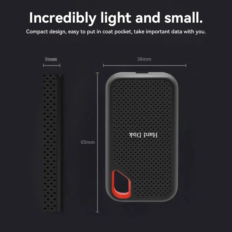 High-speed solid-state mobile hard drive