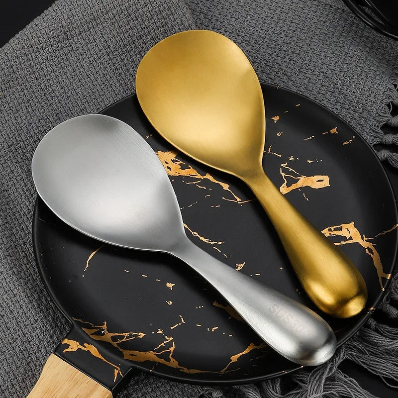 Thickened stainless steel non-stick rice spoon