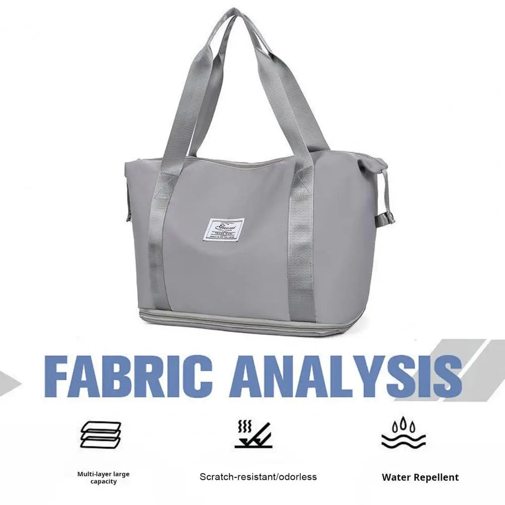 High-capacity Double-layer Wet Separation Travelling Bag