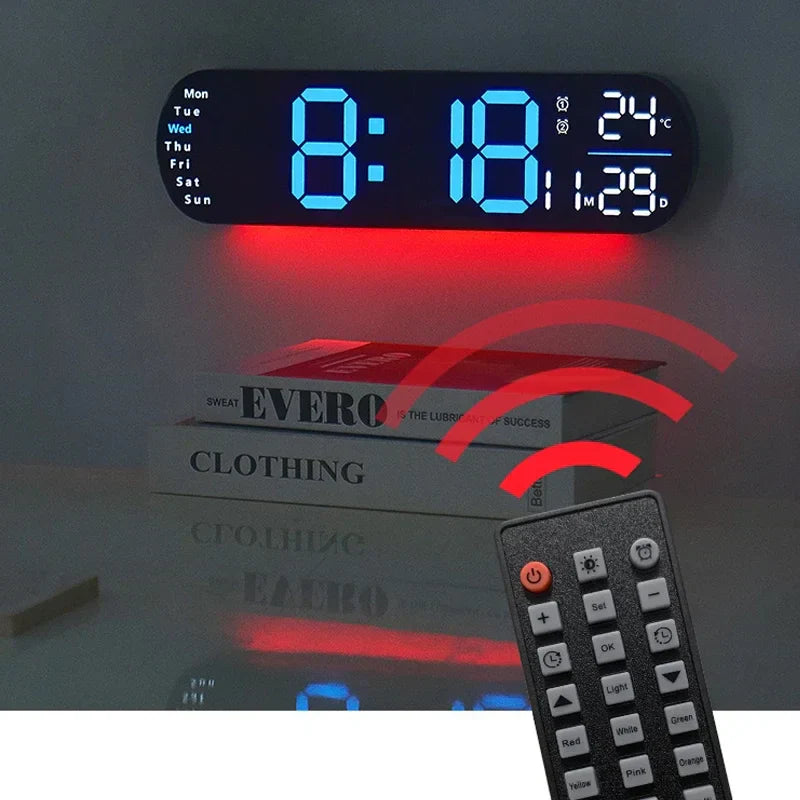 Upgraded Digital Wall Clock Large Display