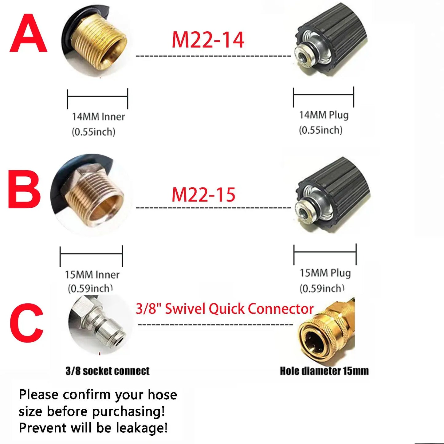 Water Spray Tool with 5 different angle nozzles