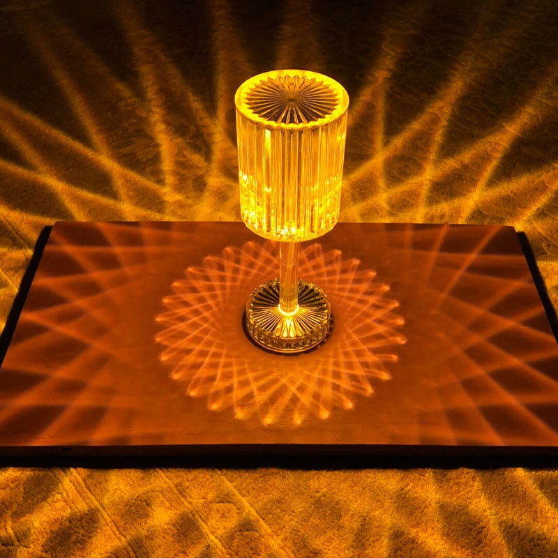 Touching Control Crystal Lamp