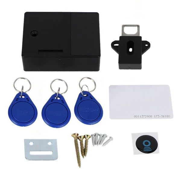 Electronic Cabinet Lock DIY For Wooden Drawer Cabinet