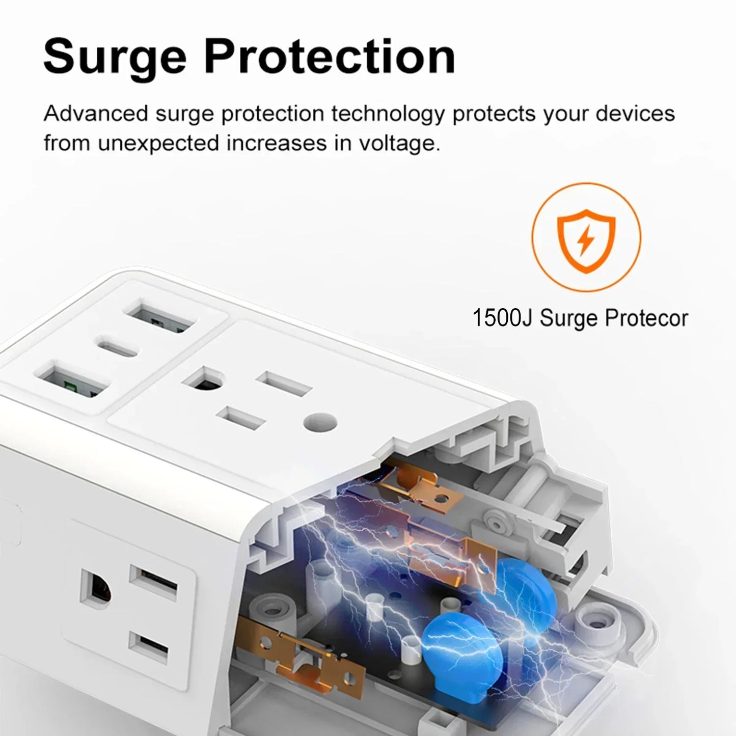 Multi Plug Outlet Surge Protector