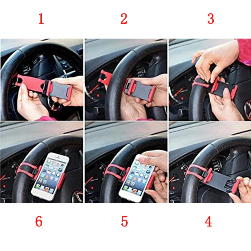 Steering Wheel Phone Holder