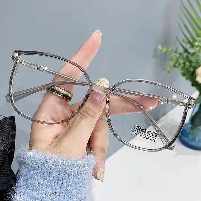 WOMEN'S FASHION LARGE FRAME HD ANTI-BLU-RAY READING GLASSES