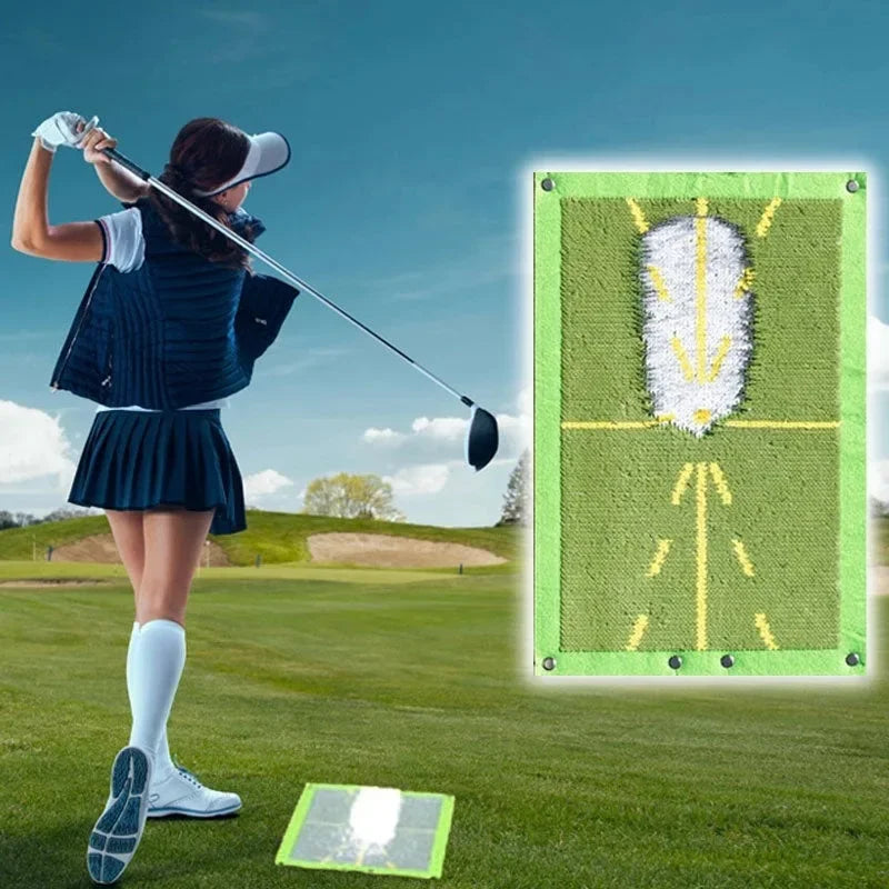 Golf Training Mat For Swing Detection Batting