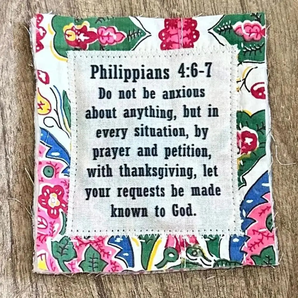 Prayer Quilt With Cross Inside