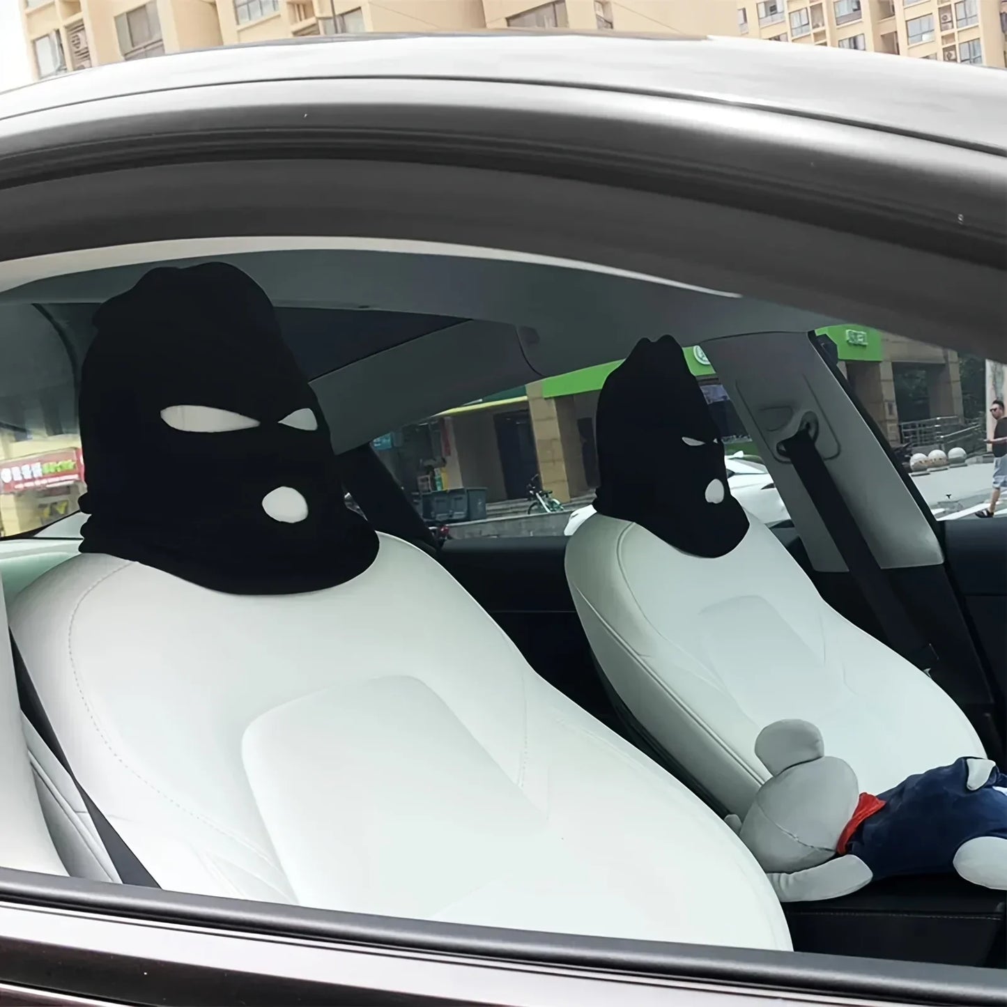 Funny Spoof Car Seat Headgear