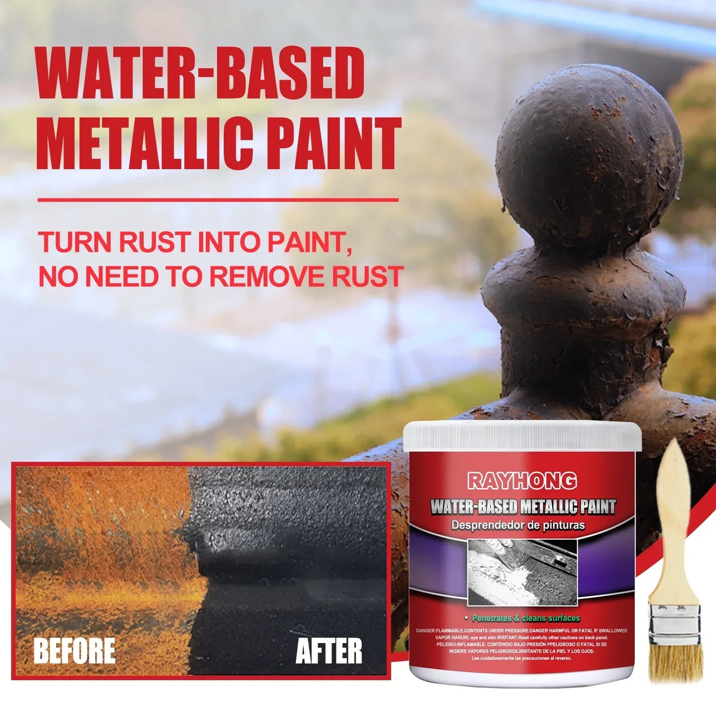 Water-based Metal Rust Remover