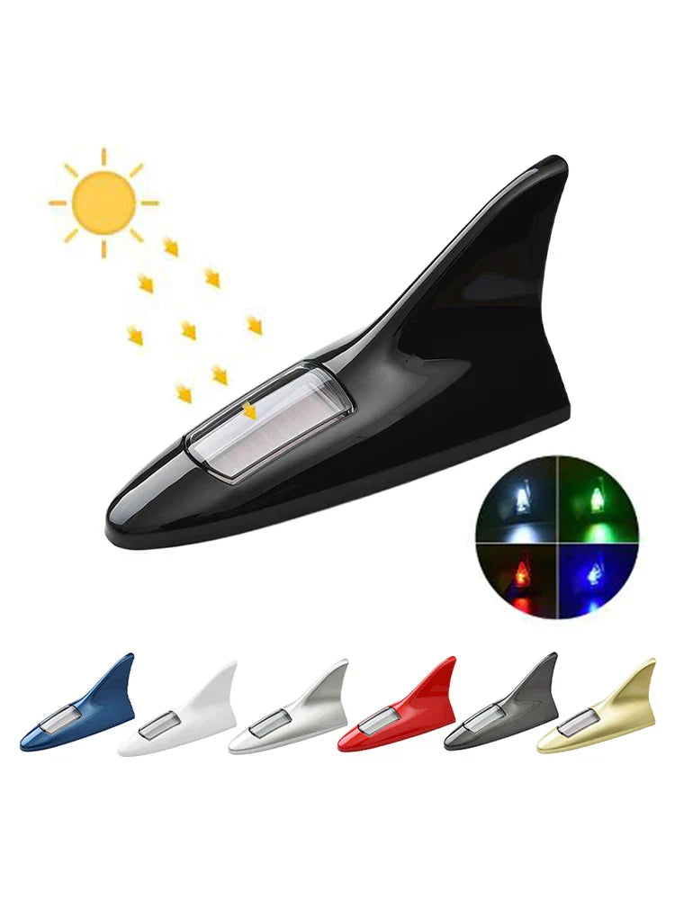 Shark Fin Solar Warning Light for Car