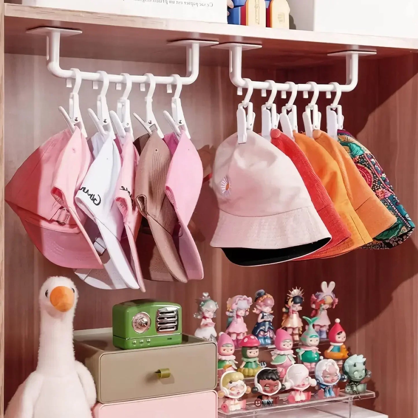Hat Rack for Wall Hat Organizer