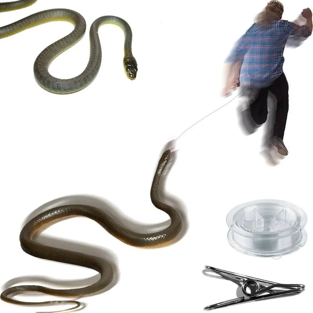 Golf Snake Prank with String and Clip