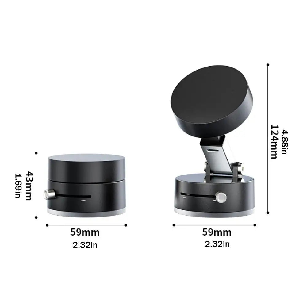 Foldable Portable Vacuum Magnetic Cell Phone Holder